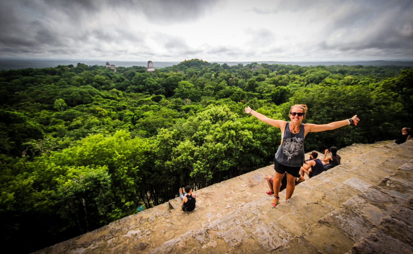 The island of Flores and the ruins of Tikal